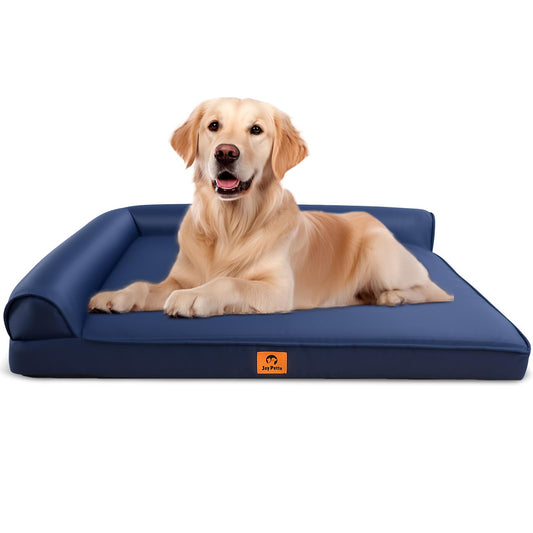 Orthopedic Dog Bed Dog Sofa for Small and Medium Dogs - Cool 900D Oxford Fabric, 3" Egg Crate Foam, Waterproof, Removable Washable Cover, Non-Slip Bottom, 30x20 Inch, Grey