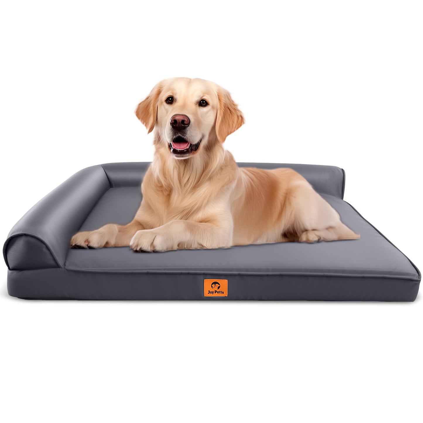 Orthopedic Dog Bed Dog Sofa for Small and Medium Dogs - Cool 900D Oxford Fabric, 3" Egg Crate Foam, Waterproof, Removable Washable Cover, Non-Slip Bottom, 30x20 Inch, Grey