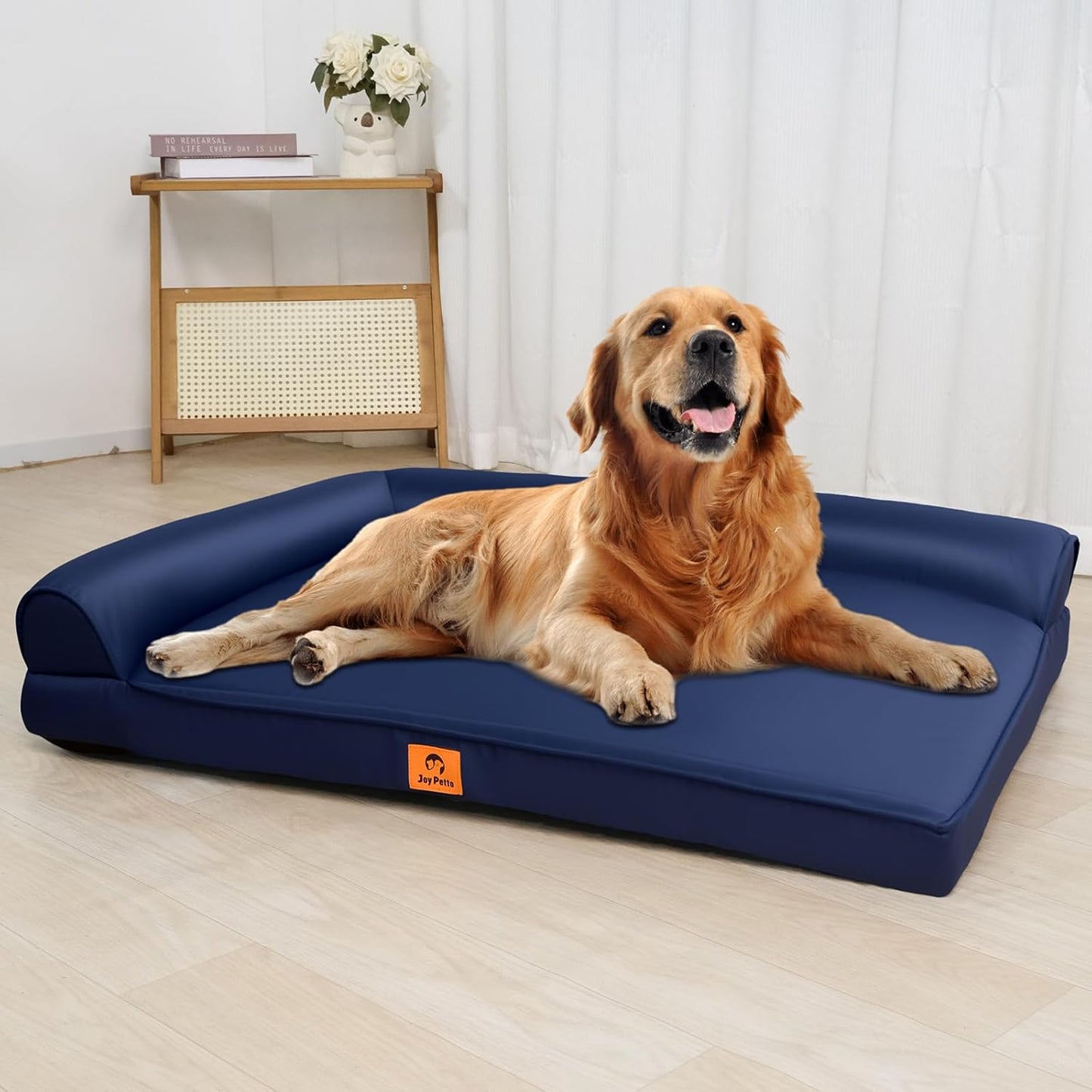 Orthopedic Dog Bed Dog Sofa for Small and Medium Dogs - Cool 900D Oxford Fabric, 3" Egg Crate Foam, Waterproof, Removable Washable Cover, Non-Slip Bottom, 30x20 Inch, Grey