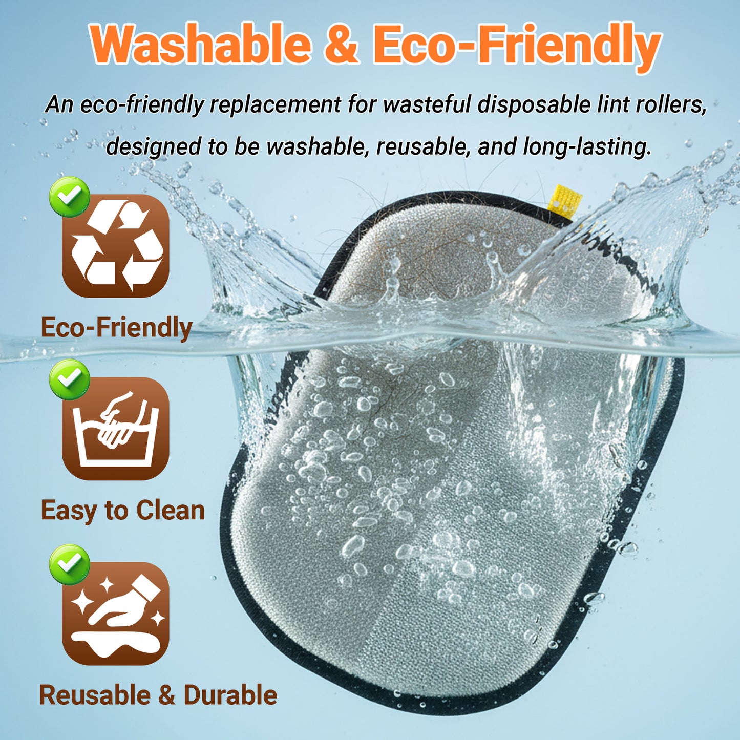 JoyPetto Reusable Pet Hair Removal Gloves for Pets, Furniture & Cars