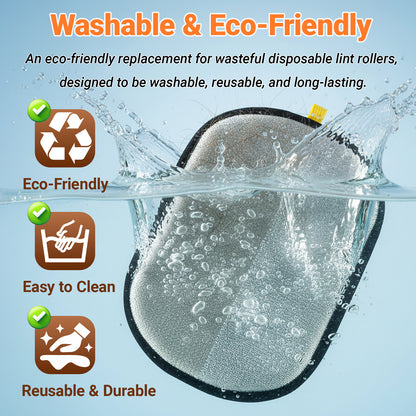 JoyPetto Reusable Pet Hair Removal Gloves for Pets, Furniture & Cars
