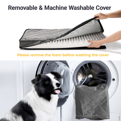 JoyPetto Orthopedic Dog Bed with Waterproof Washable Cover