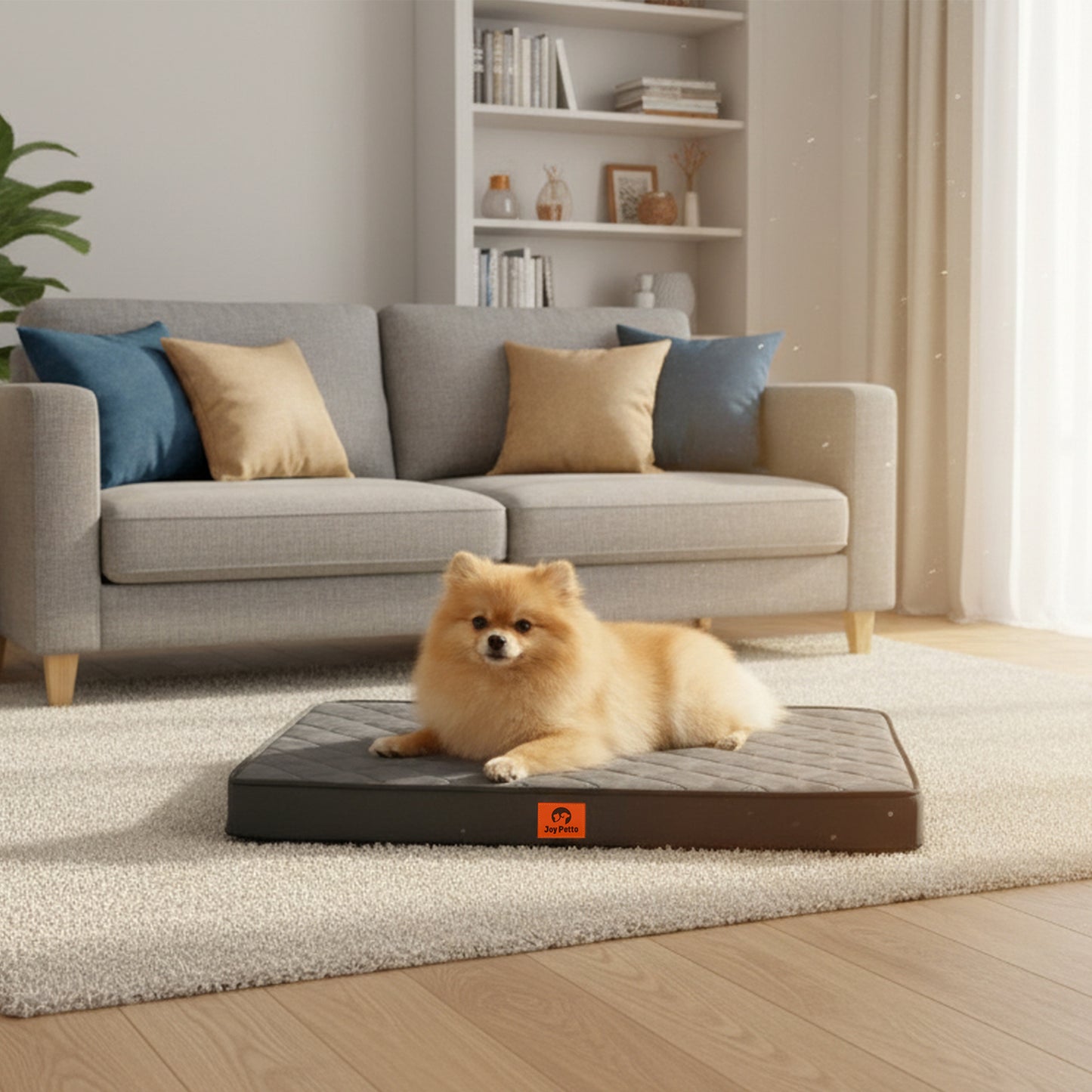 JoyPetto Orthopedic Dog Bed with Waterproof Washable Cover
