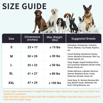 JoyPetto Orthopedic Dog Bed with Waterproof Washable Cover