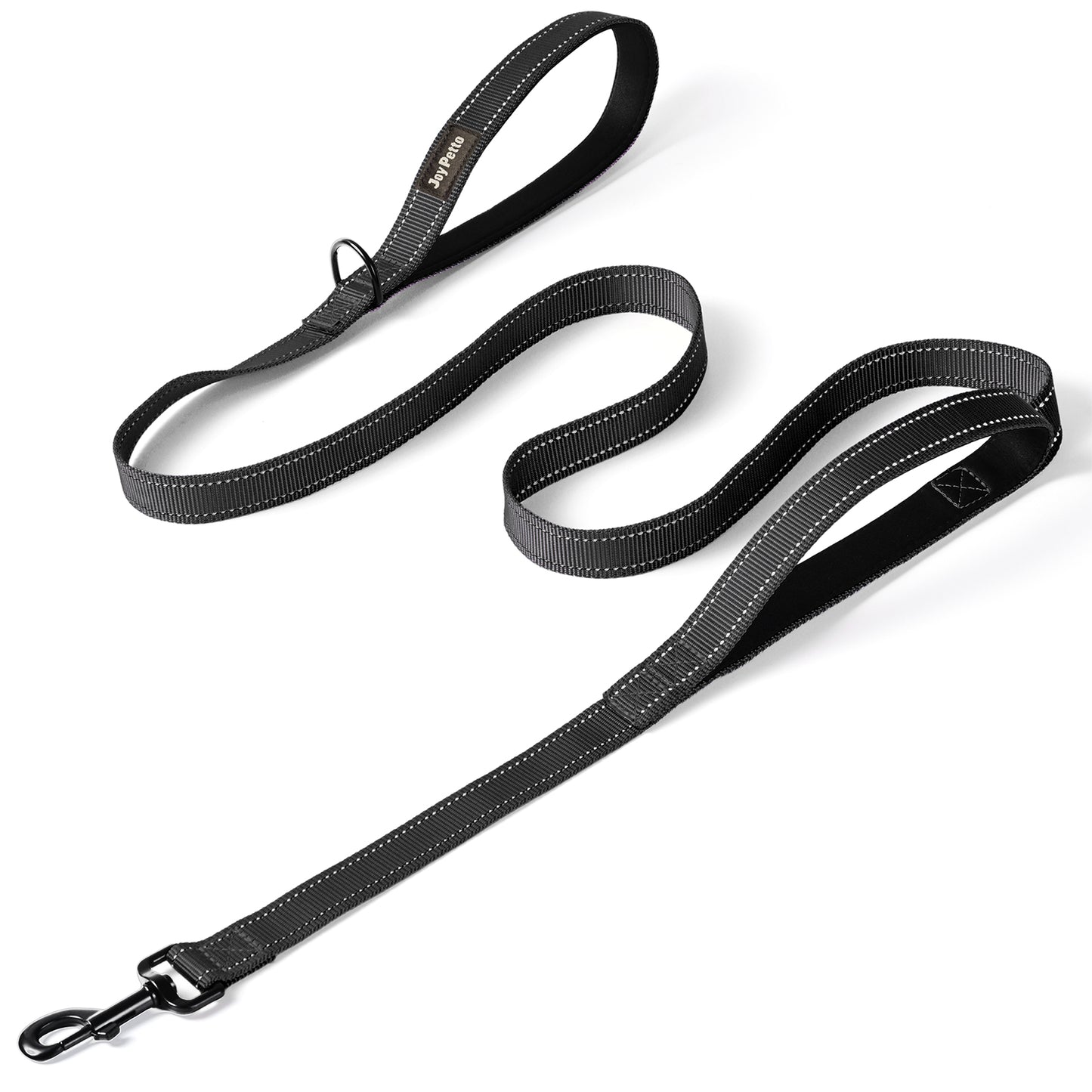 JoyPetto 6 ft Reflective Dog Leash with Dual Padded Handles