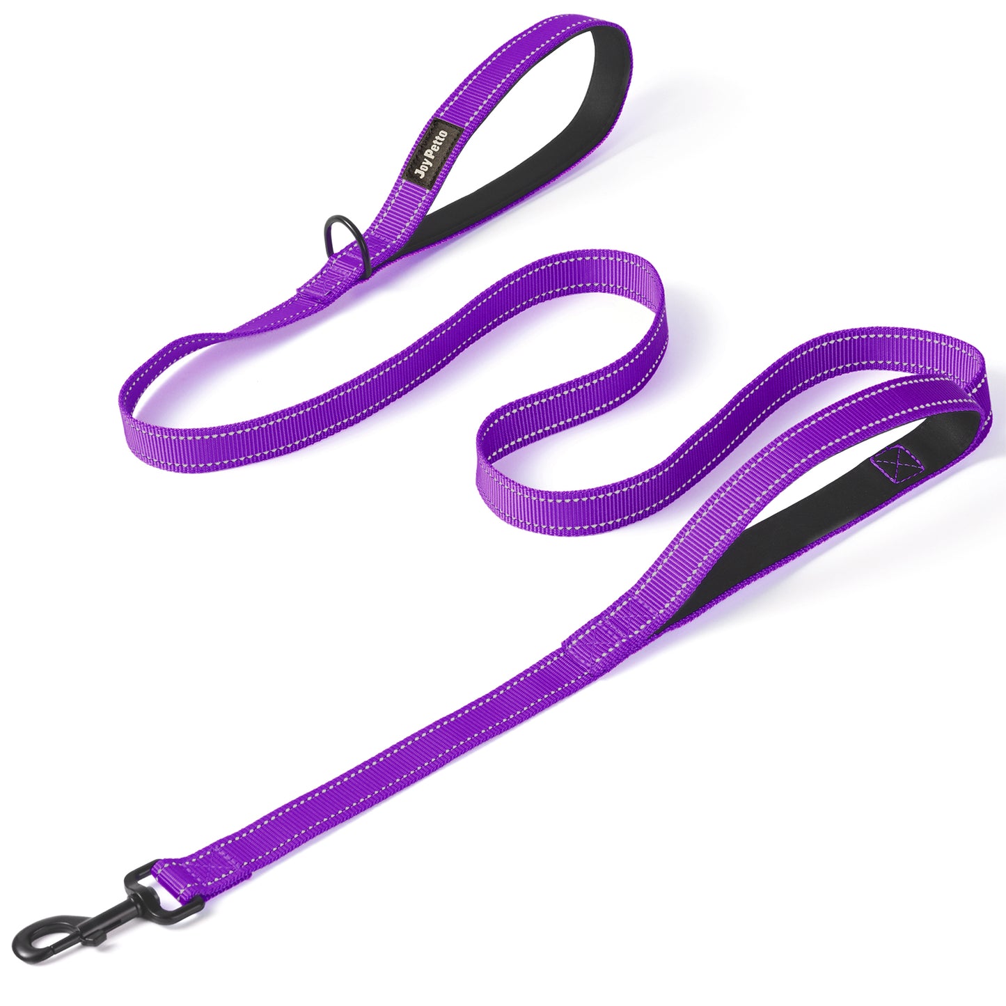JoyPetto 6 ft Reflective Dog Leash with Dual Padded Handles