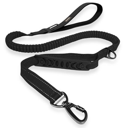 JoyPetto No-Pull Bungee Dog Leash with Seatbelt Clip & Dual Handles
