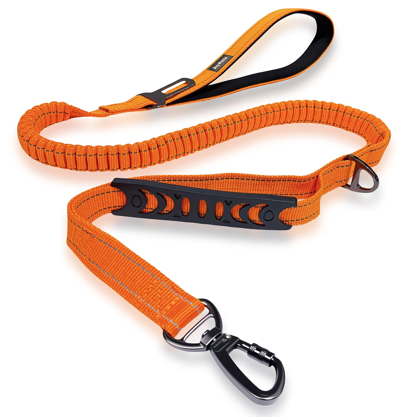 JoyPetto No-Pull Bungee Dog Leash with Seatbelt Clip & Dual Handles