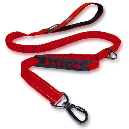 JoyPetto No-Pull Bungee Dog Leash with Seatbelt Clip & Dual Handles
